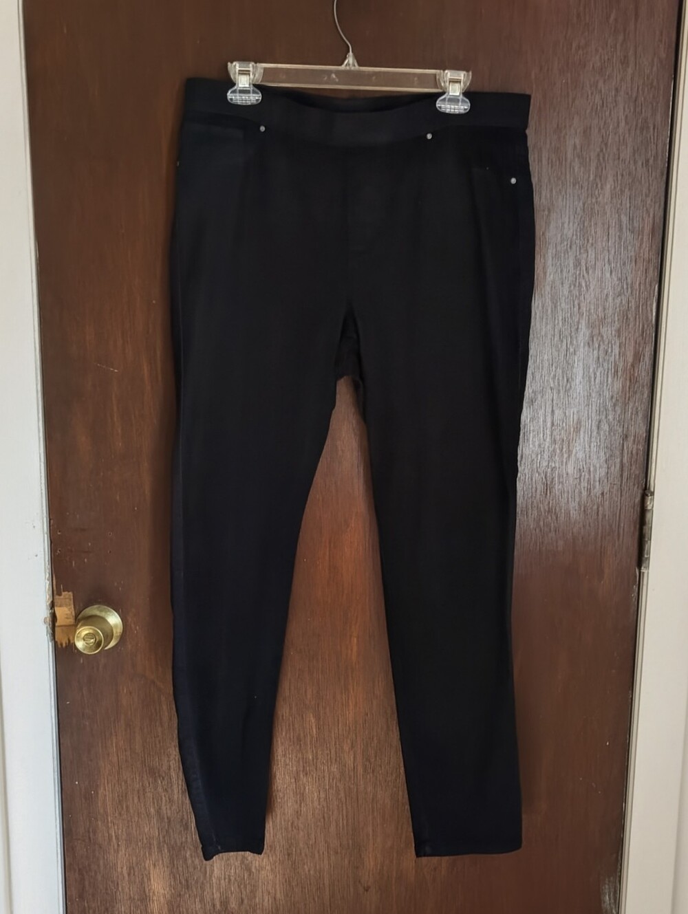 Black Women's Ponte Skinny Pants